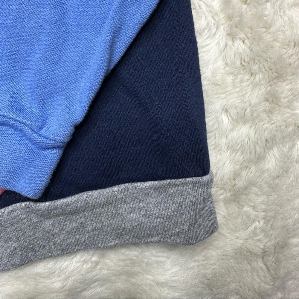 Polo Ralph Lauren Colour-Block Spa Terry Hoodie Grey & Multicoloured Size 7 - Picture 14 of 16